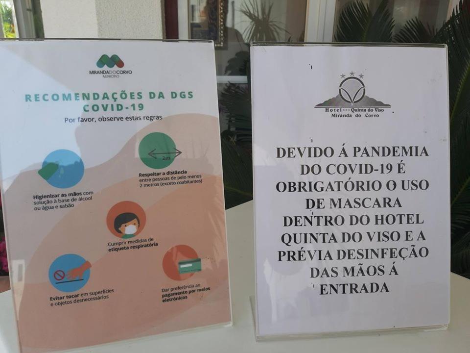 Hotel Quinta Do Viso Miranda do Corvo Exterior foto